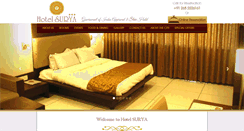 Desktop Screenshot of hotelsurya.com