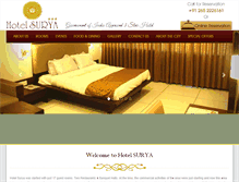 Tablet Screenshot of hotelsurya.com